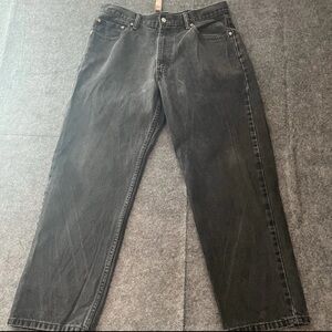 Levi's Men's Charcoal Relaxed Jeans